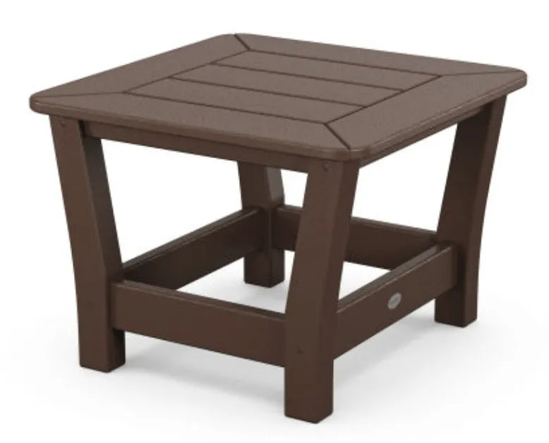 Polywood Polywood Table Mahogany POLYWOOD® Harbour Slat End Table