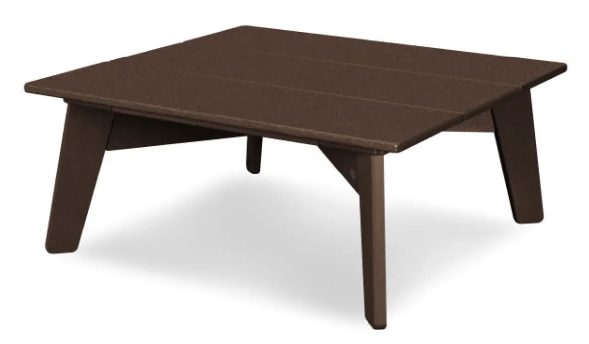 Polywood Polywood Table Mahogany POLYWOOD® Riviera Modern Conversation Table