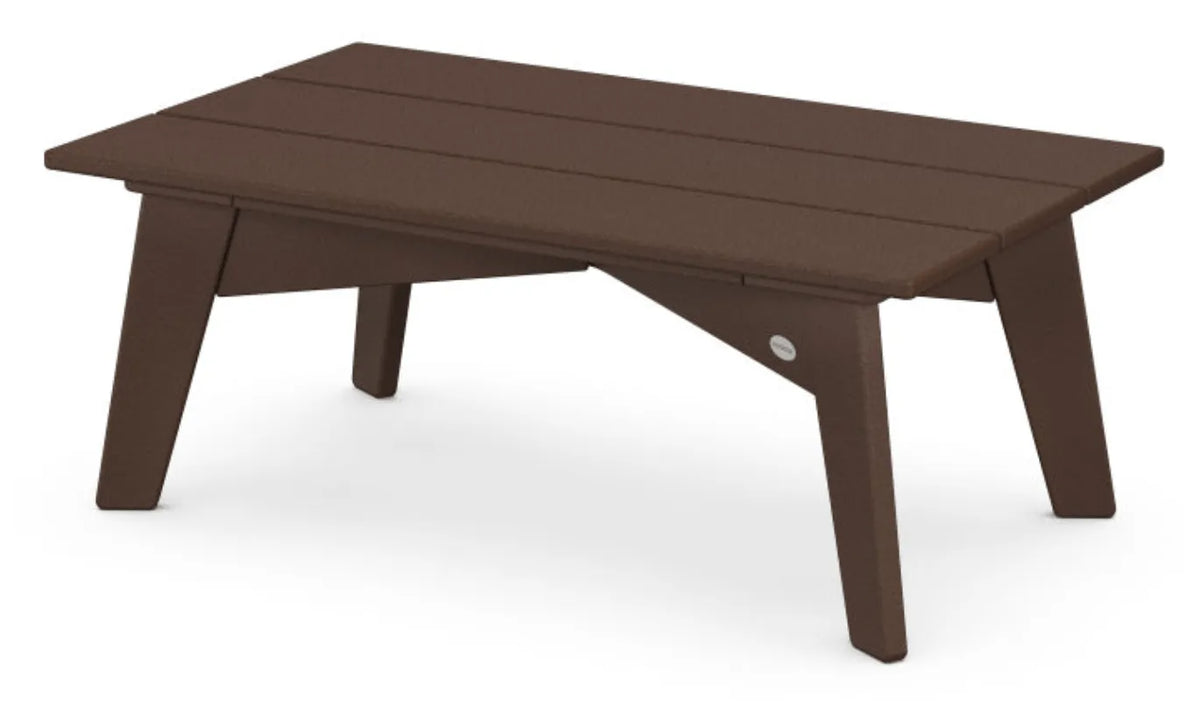 Polywood Polywood Table Mahogany POLYWOOD® Riviera Modern Coffee Table