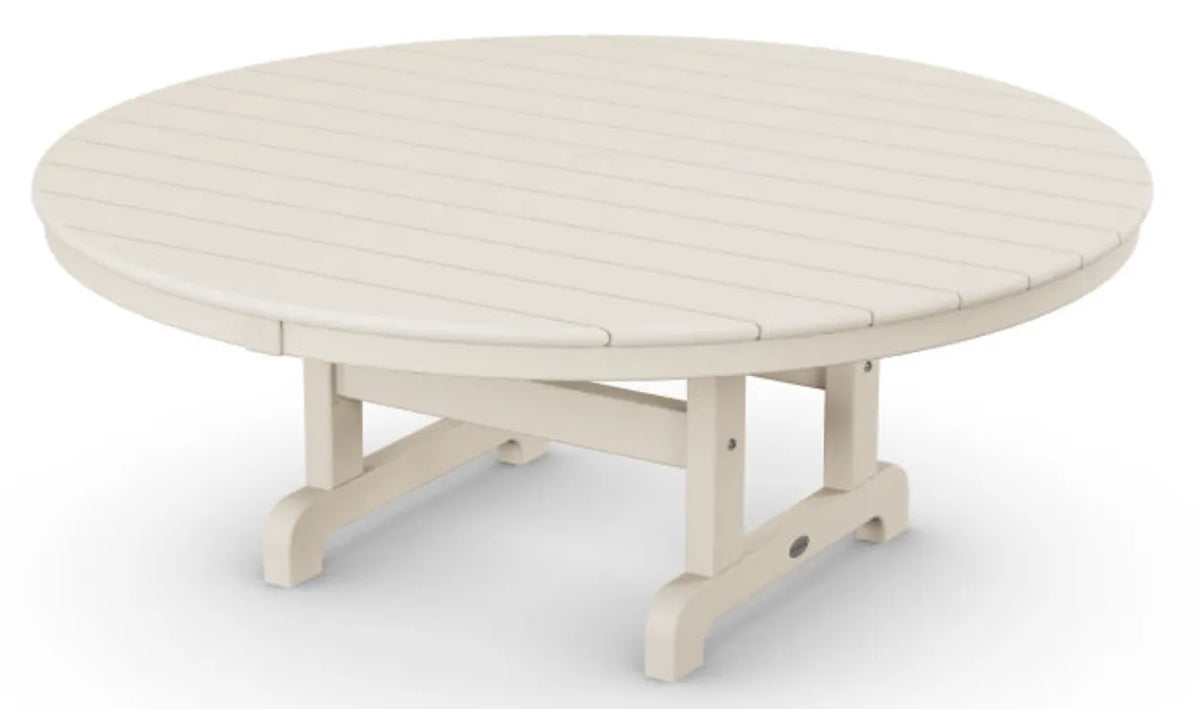 Polywood Polywood Table Sand POLYWOOD® Round 48&quot; Conversation Table