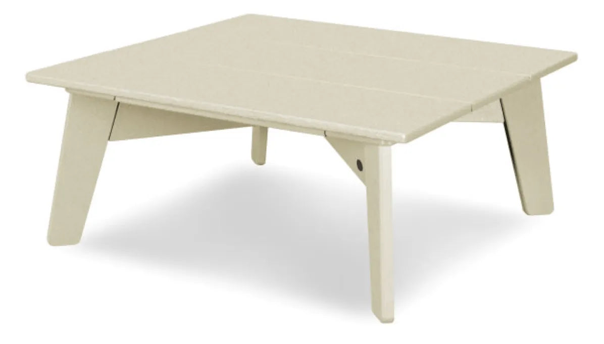 Polywood Polywood Table Sand POLYWOOD® Riviera Modern Conversation Table