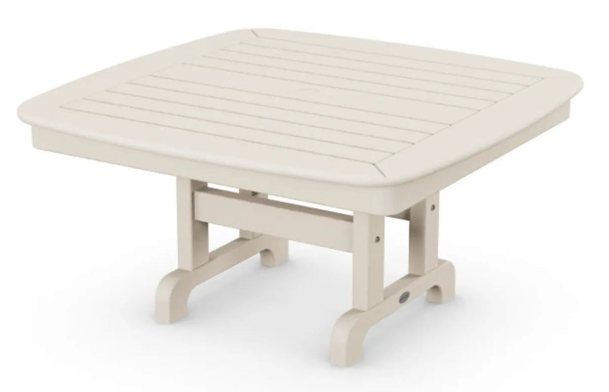 Polywood Polywood Table Sand POLYWOOD® Nautical 37&quot; Conversation Table