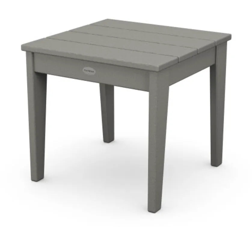 Polywood Polywood Table Slate Grey POLYWOOD® Newport 18&quot; Side Table