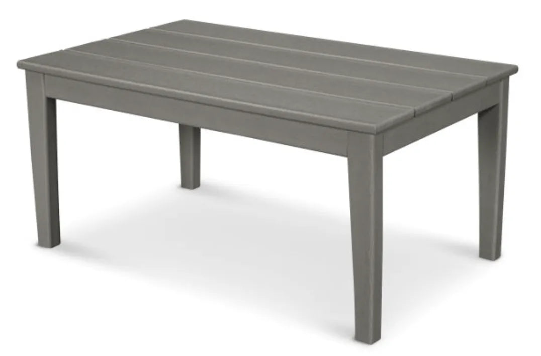 Polywood Polywood Table Slate Grey POLYWOOD® Newport 22&quot;x36&quot; Coffee Table