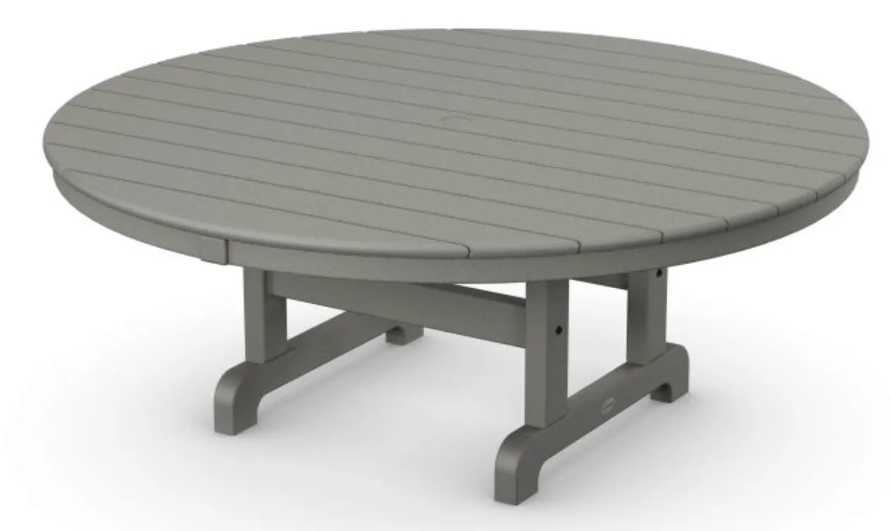 Polywood Polywood Table Slate Grey POLYWOOD® Round 48" Conversation Table