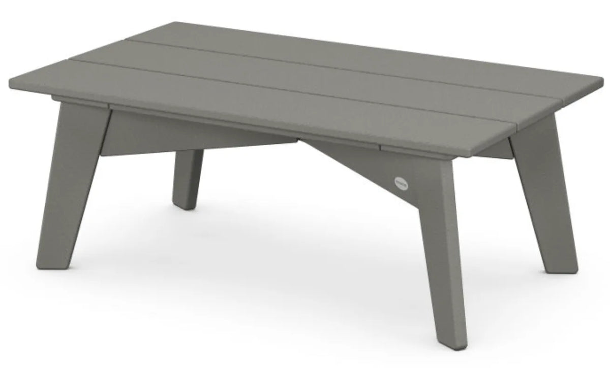 Polywood Polywood Table Slate Grey POLYWOOD® Riviera Modern Coffee Table