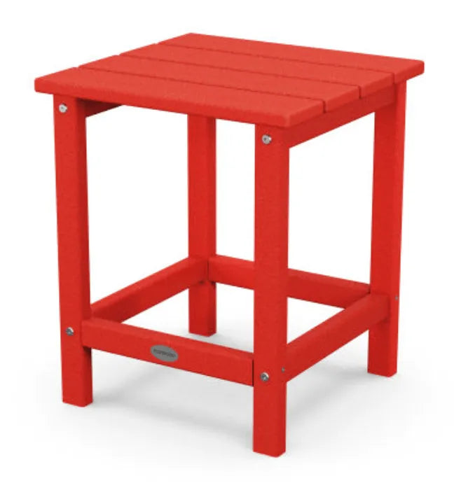 Polywood Polywood Table Sunset Red POLYWOOD® Long Island 18&quot; Side Table