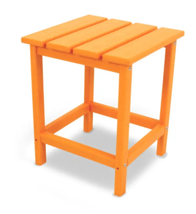 Polywood Polywood Table Tangerine POLYWOOD® Long Island 18&quot; Side Table