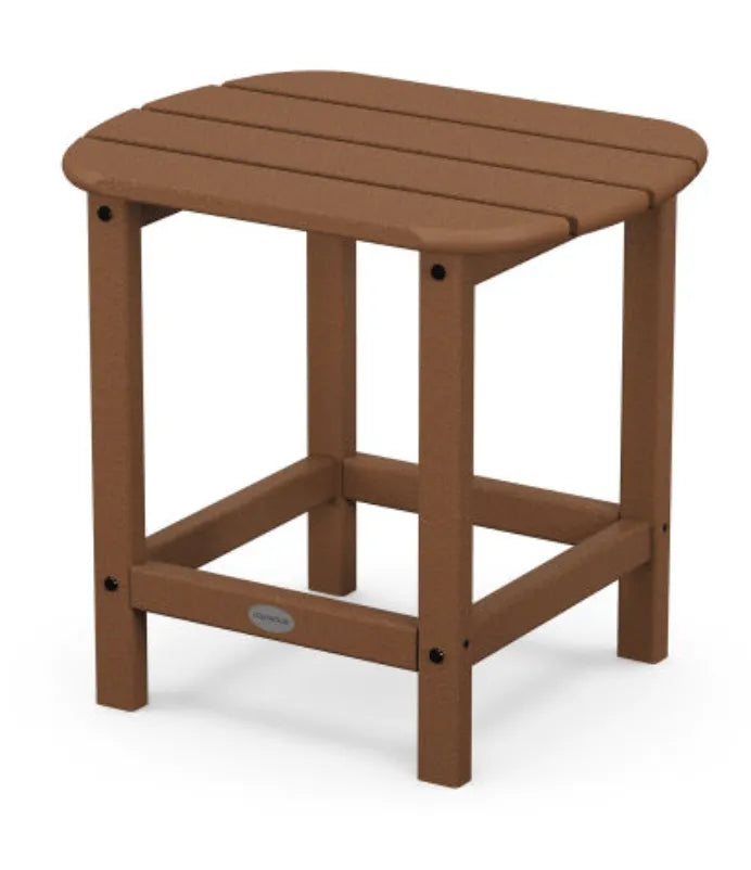 Polywood Polywood Table Teak POLYWOOD® South Beach 18&quot; Side Table