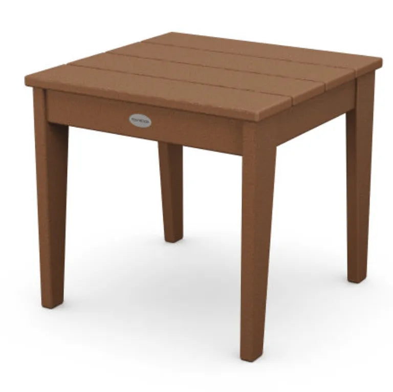 Polywood Polywood Table Teak POLYWOOD® Newport 18&quot; Side Table