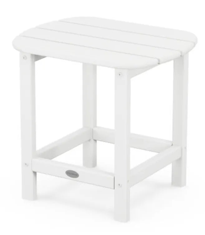 Polywood Polywood Table White POLYWOOD® South Beach 18&quot; Side Table
