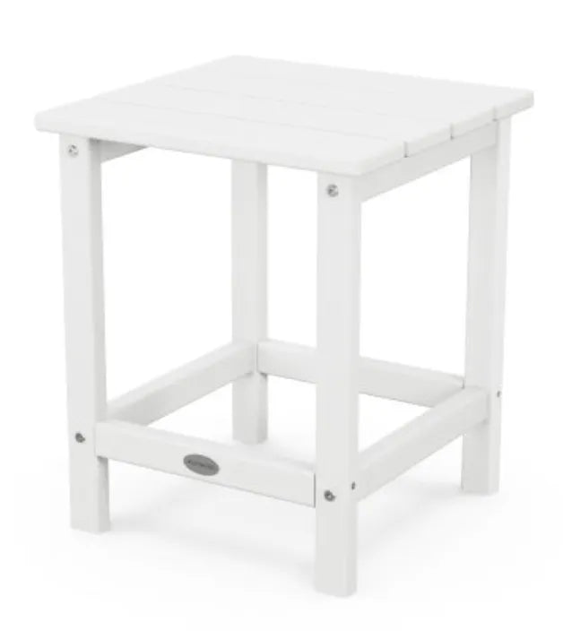 Polywood Polywood Table White POLYWOOD® Long Island 18&quot; Side Table