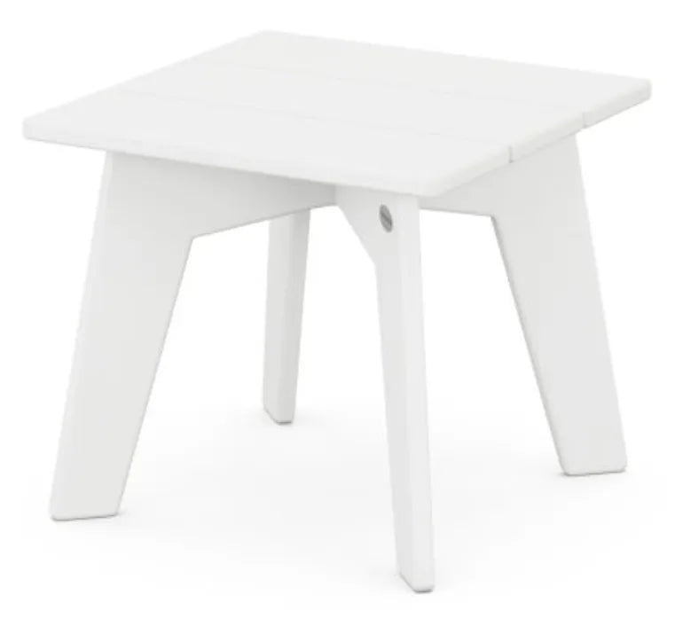 Polywood Polywood Table White POLYWOOD® Riviera Modern Side Table