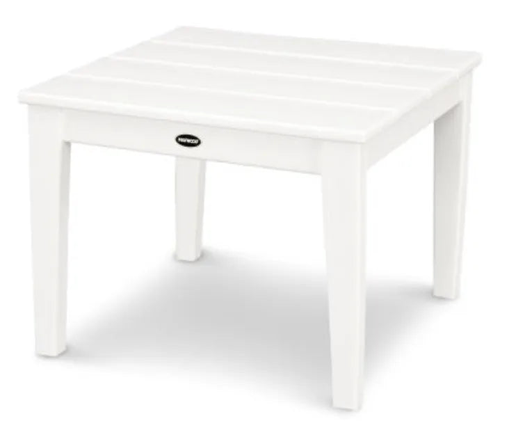 Polywood Polywood Table White POLYWOOD® Newport 22&quot; End Table