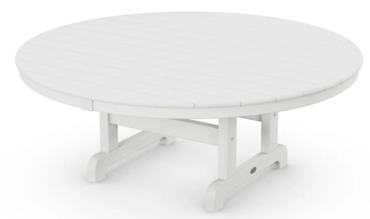Polywood Polywood Table White POLYWOOD® Round 48&quot; Conversation Table