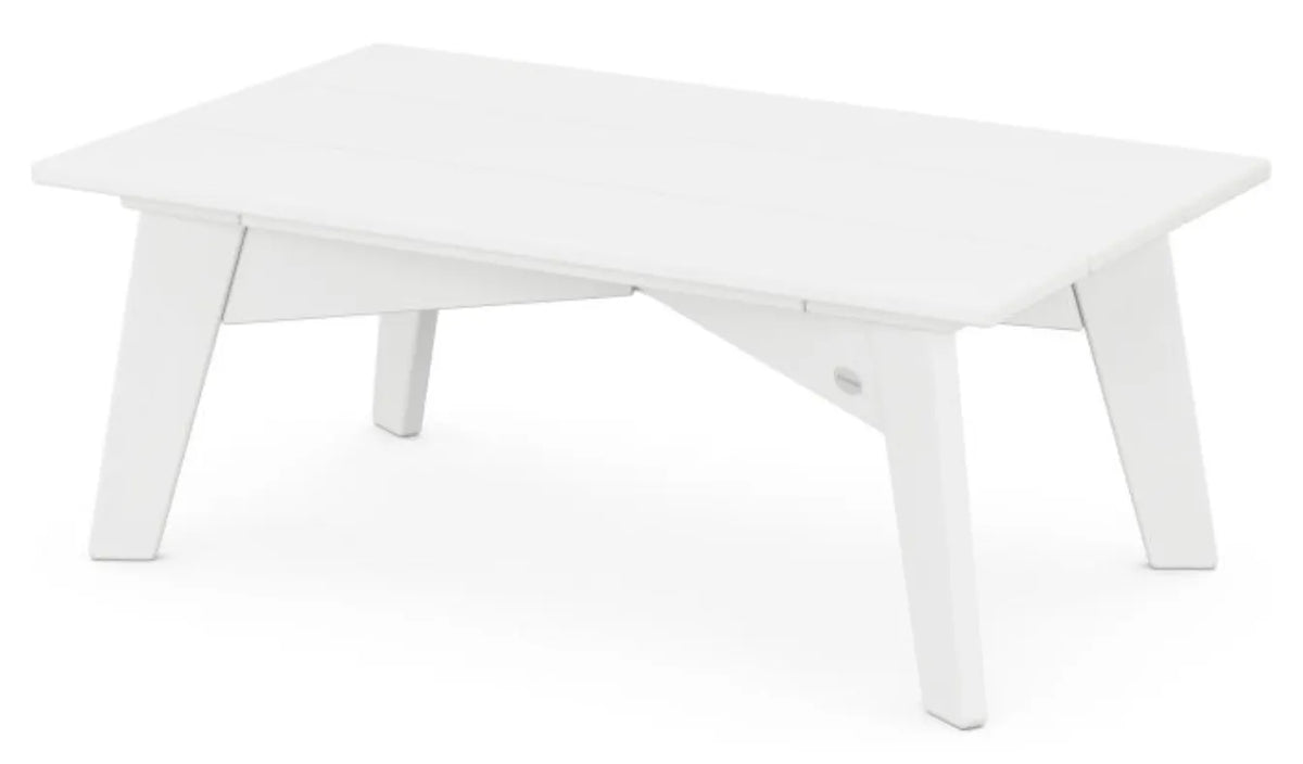 Polywood Polywood Table White POLYWOOD® Riviera Modern Coffee Table