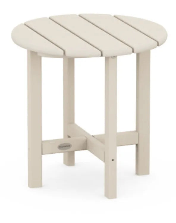 Polywood Sand POLYWOOD® Vineyard Side Table 18&quot; Round