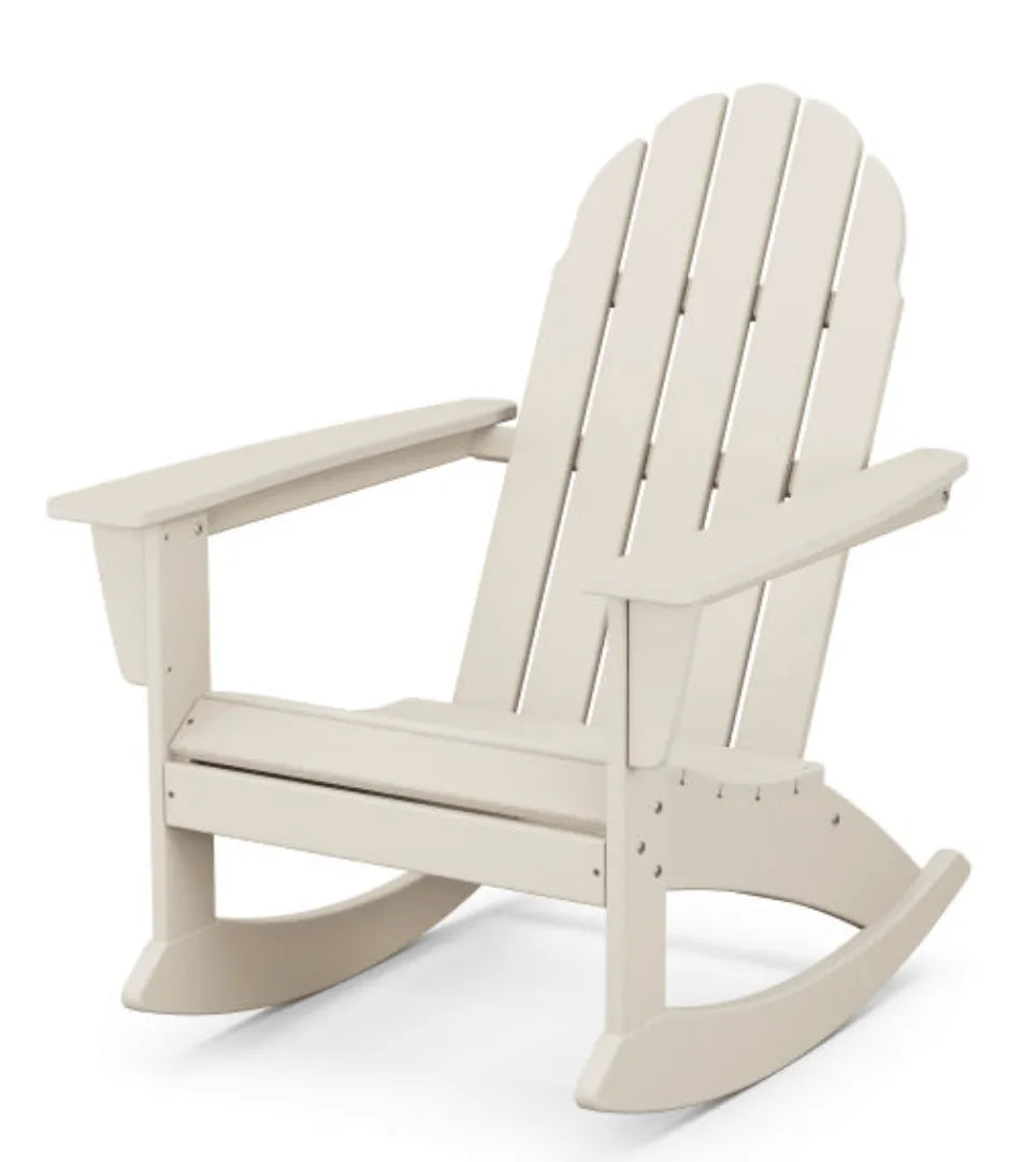 Polywood Sand POLYWOOD® Vineyard Adirondack Rocking Chair