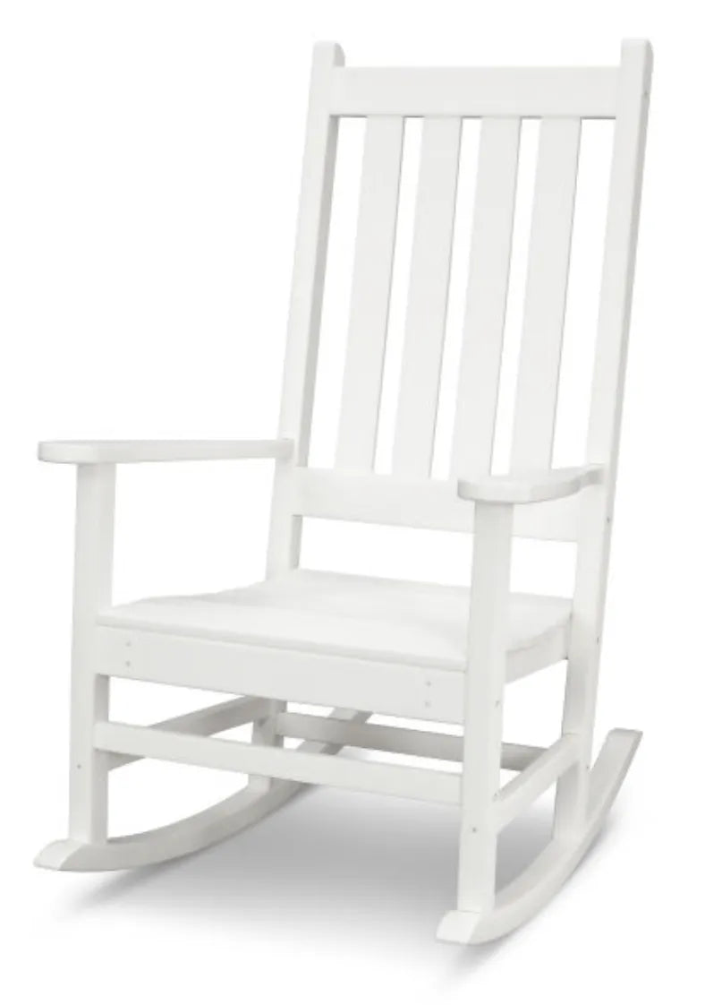 Polywood White POLYWOOD® Vineyard Porch Rocking Chair