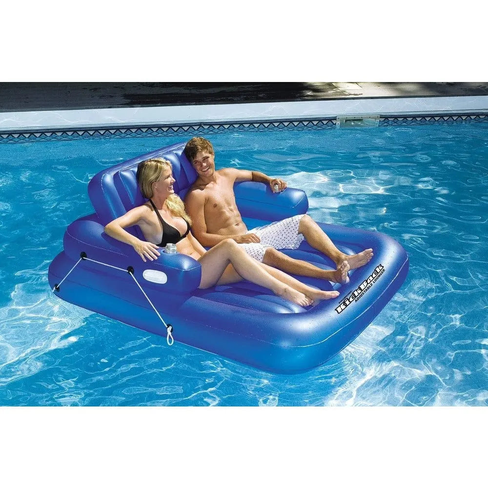 Swimline Kickback Adjustable Inflatable Lounger for 2