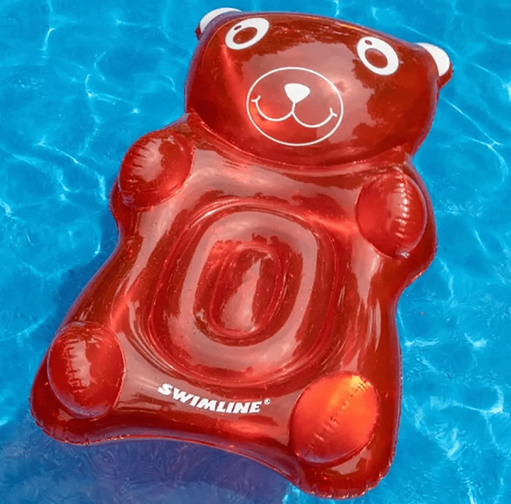 Swimline Pool Floats Red Gummy Bear Float