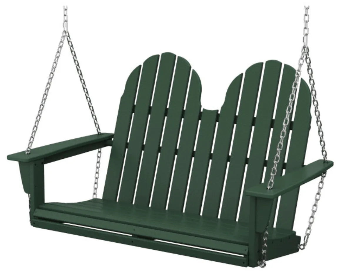 The Outdoor Shops Green POLYWOOD® Vineyard Adirondack 48&quot; Swing