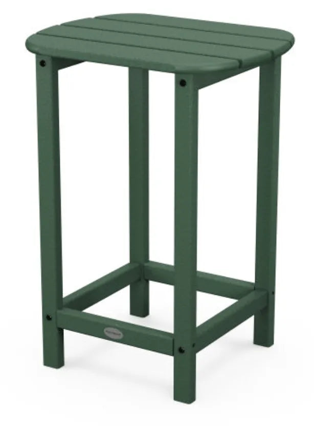 The Outdoor Shops Green POLYWOOD® South Beach 26&quot; Counter Side Table