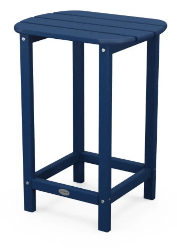 The Outdoor Shops Navy POLYWOOD® South Beach 26&quot; Counter Side Table