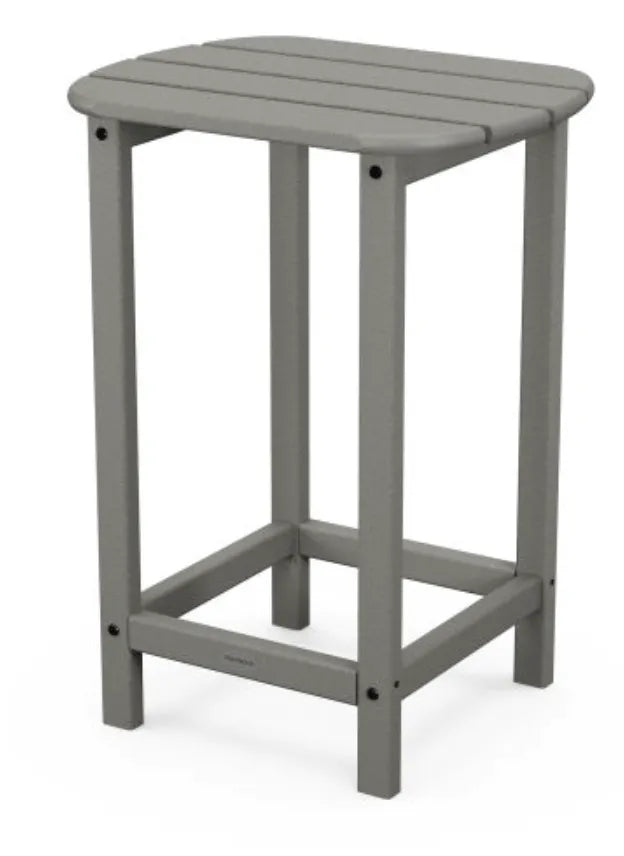 The Outdoor Shops Slate Grey POLYWOOD® South Beach 26&quot; Counter Side Table
